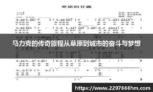 马力克的传奇旅程从草原到城市的奋斗与梦想